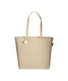 Shopper in cotone organico con manici lunghi e soffietto alla base Handle