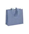 Shopper in cotone riciclato 120 g/m2 con interno laminato in PP Handle