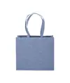 Shopper in cotone riciclato 120 g/m2 con interno laminato in PP Handle