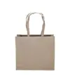 Shopper in cotone riciclato 120 g/m2 con interno laminato in PP Handle