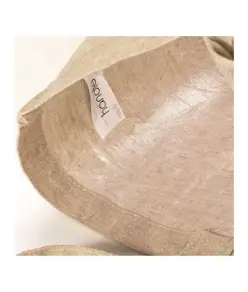 Shopper in cotone riciclato 120 g/m2 con interno laminato in PP Handle