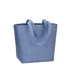Shopper in cotone riciclato 120 g/m2 con interno laminato in PP Handle