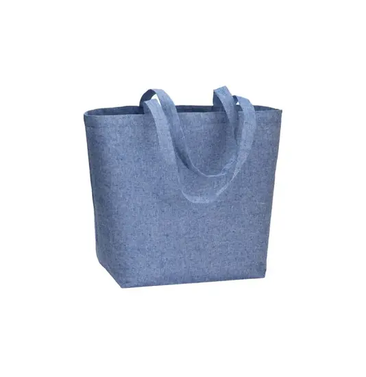 Shopper in cotone riciclato 120 g/m2 con interno laminato in PP Handle