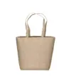 Shopper in cotone riciclato 120 g/m2 con interno laminato in PP Handle