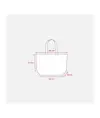 Shopper in cotone riciclato 120 g/m2 con interno laminato in PP Handle