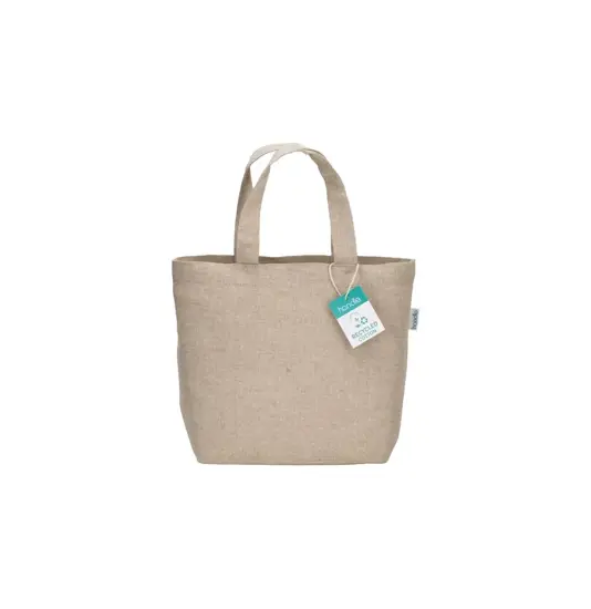 Shopper in cotone riciclato  150 g/m2 con manici corti Handle