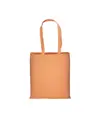 Shopper in cotone riciclato 150 g/m2 effetto melange, manici lunghi Handle