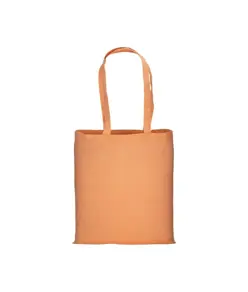 Shopper in cotone riciclato 150 g/m2 effetto melange, manici lunghi Handle