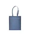 Shopper in cotone riciclato 150 g/m2 effetto melange, manici lunghi Handle