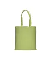 Shopper in cotone riciclato 150 g/m2 effetto melange, manici lunghi Handle
