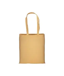 Shopper in cotone riciclato 150 g/m2 effetto melange, manici lunghi Handle