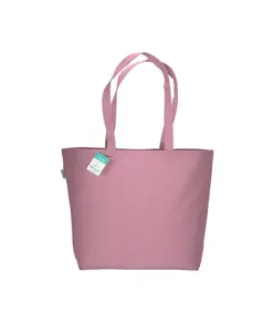 Shopper in cotone riciclato  190 g/m2 con soffietto alla base, manici lunghi Handle