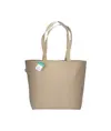 Shopper in cotone riciclato  190 g/m2 con soffietto alla base, manici lunghi Handle