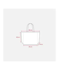 Shopper in cotone riciclato  190 g/m2 con soffietto alla base, manici lunghi Handle