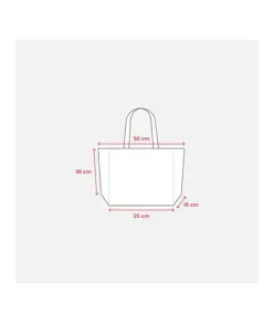 Shopper in cotone riciclato  190 g/m2 con soffietto alla base, manici lunghi Handle