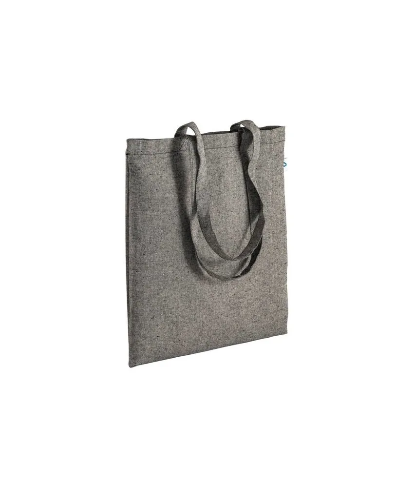 50 pezzi Shopper in cotone riciclato 190 g/m2, manici lunghi Handle