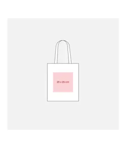 Shopper in cotone riciclato 190 g/m2, manici lunghi Handle