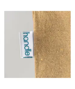 Shopper in cotone riciclato 190 g/m2, manici lunghi Handle