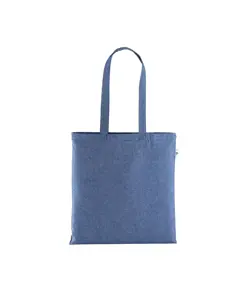 Shopper in cotone riciclato 190 g/m2, manici lunghi Handle