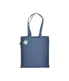 Shopper in cotone riciclato 280 g/m2, manici lunghi e soffietto Handle