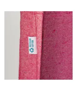 Shopper in cotone riciclato 280 g/m2, manici lunghi e soffietto Handle