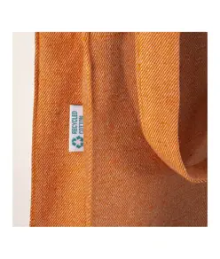 Shopper in cotone riciclato 280 g/m2, manici lunghi e soffietto Handle