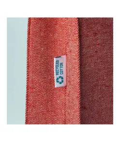 Shopper in cotone riciclato 280 g/m2, manici lunghi e soffietto Handle