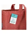 Shopper in cotone riciclato 280 g/m2, manici lunghi e soffietto Handle