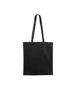Shopper in cotone/poliestere riciclato 180 g/m2, manici lunghi e soffietto Handle