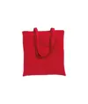 Shopper in cotone/poliestere riciclato 180 g/m2, manici lunghi e soffietto Handle
