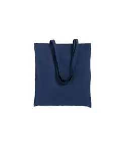 Shopper in cotone/poliestere riciclato 180 g/m2, manici lunghi e soffietto Handle