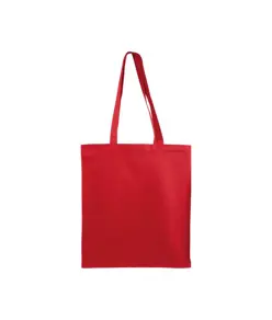 Shopper in cotone/poliestere riciclato 180 g/m2, manici lunghi e soffietto Handle