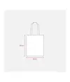 Shopper in fibra di bambù 135 g/m2, manici lunghi Handle