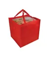 Shopper in formato cartone da pizza in TNT 80 g/m2 Handle