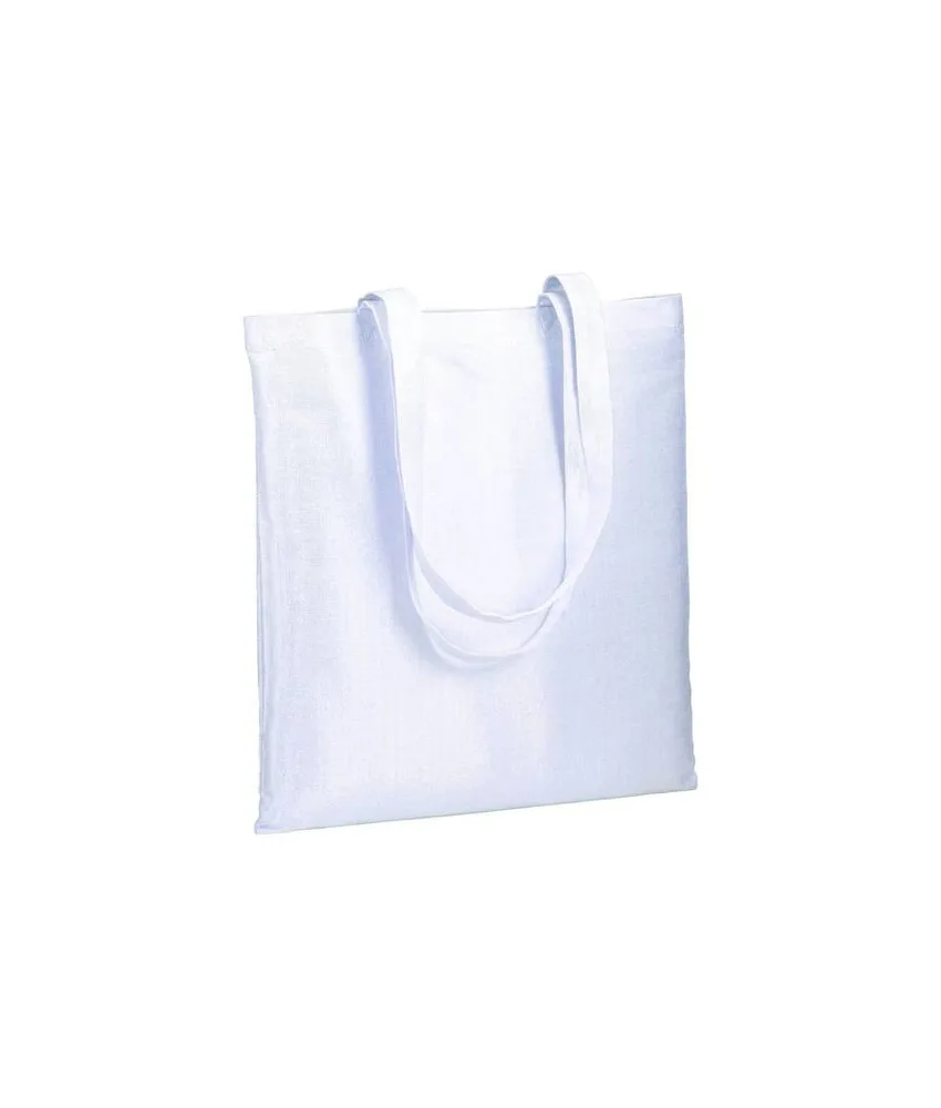 50 pezzi Shopper in policotone brillante 150g/m2, manici lunghi Handle