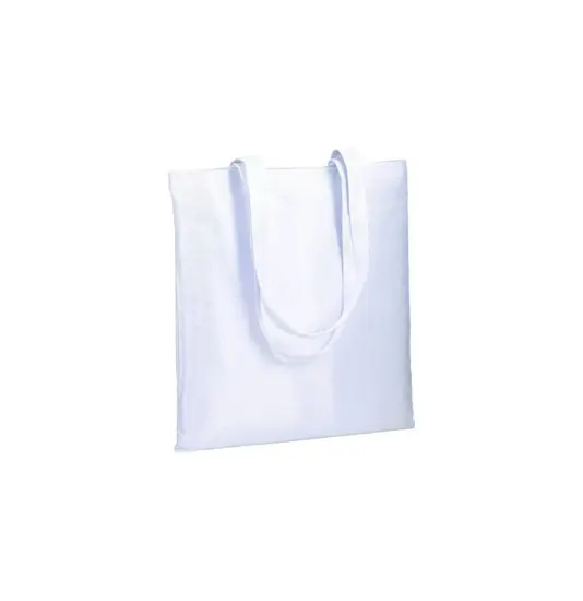 Shopper in policotone brillante 150g/m2, manici lunghi Handle