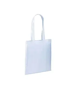Shopper in policotone brillante 150g/m2, manici lunghi Handle