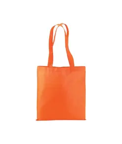 Shopper in poliestere 210T colori fluo, manici lunghi Handle