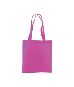 Shopper in poliestere 210T colori fluo, manici lunghi Handle