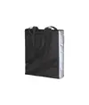Shopper in poliestere 210T con lato catarifrangente, manici lunghi e soffietto Handle