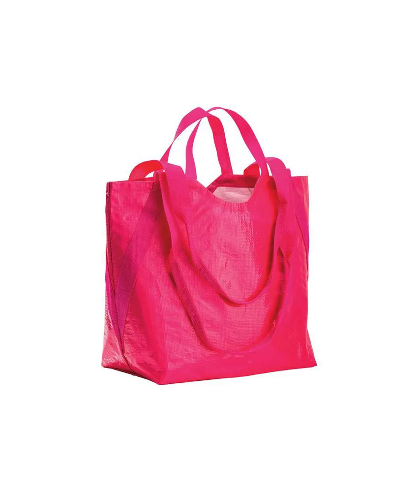 25 pezzi Shopper in polipropilene con manici doppi a nastro (corti e lunghi) Handle