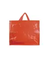 Shopper in PP  riciclato laminato 120g/m2, manici corti e soffietto Handle