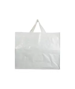 Shopper in PP  riciclato laminato 120g/m2, manici corti e soffietto Handle