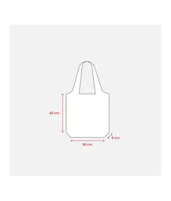 Shopper in RPET 210T ripiegabile Handle
