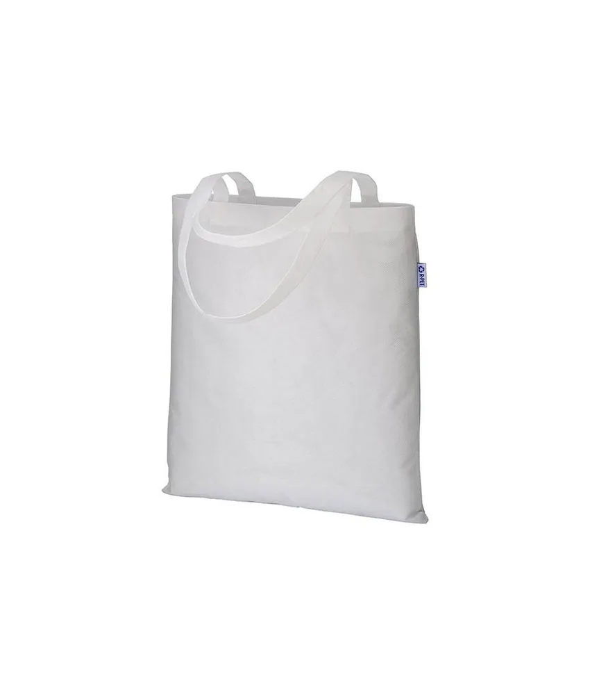 50 pezzi Shopper in R-pet 80g/m2, manici lunghi Handle