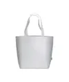 Shopper in R-PET laminato con soffietto alla base - manici lunghi in poliestere Handle