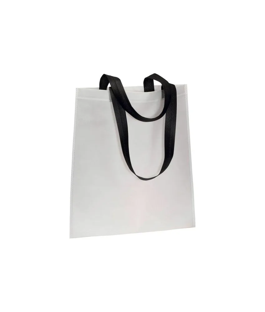 50 pezzi Shopper in TNT 70 g/m2 termosaldato, manici lunghi Handle