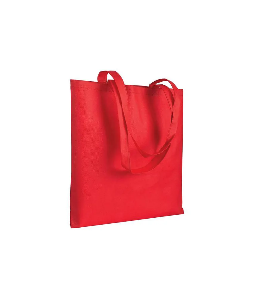 50 pezzi Shopper in TNT 80 g/m2 cucito, manici lunghi Handle