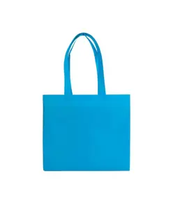 Shopper in TNT laminato, manici lunghi e soffietto Handle