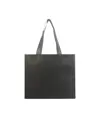 Shopper in TNT laminato, manici lunghi e soffietto Handle